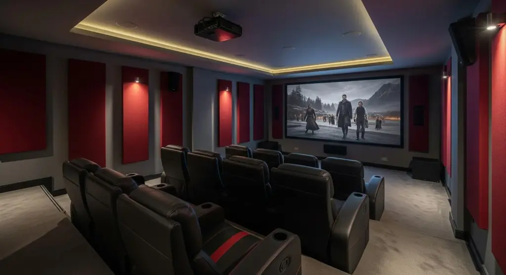 Private cinema room